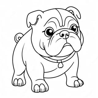 Bulldog Coloring Page 3571-2942