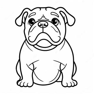 Bulldog Coloring Page 3571-2943