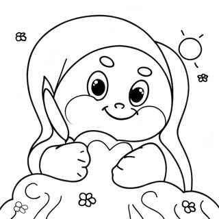 Heartwarming God Is Love Coloring Page 35763-28765