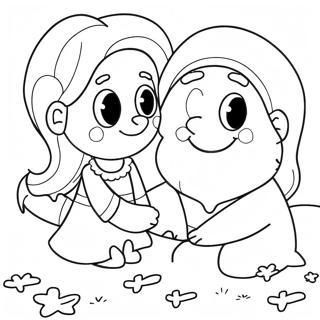 Heartwarming God Is Love Coloring Page 35763-28766