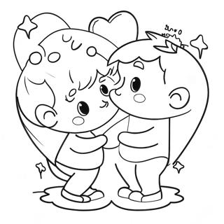 Heartwarming God Is Love Coloring Page 35763-28768