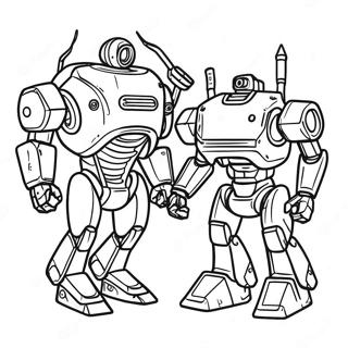 War Robots Coloring Pages