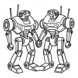 War Robots Coloring Pages