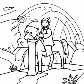 Midjourney Prompt Coloring Pages