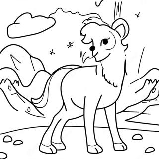 Northern Lights Coloring Page 35832-28820