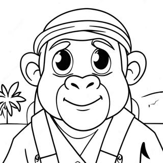 Adventurous Abu Coloring Page 35853-28839