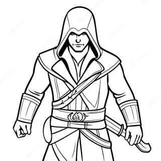 Assassin S Creed Coloring Page 35862-28843