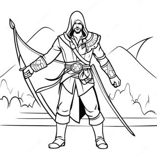 Assassin S Creed Coloring Page 35862-28844