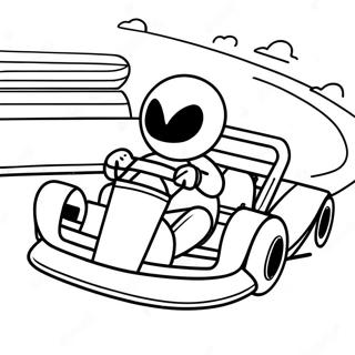 Go Kart Coloring Pages