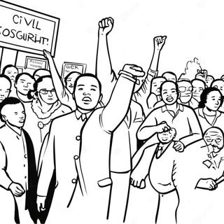 Civil Rights Movement Coloring Page 35892-28863