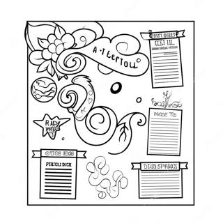 Motivational Goal Sheet Coloring Page 35913-28895