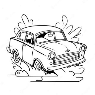 Exciting Car Crash Coloring Page 35933-28901