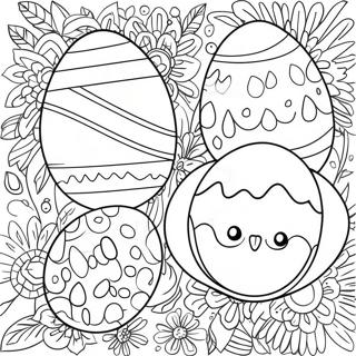 Easter Eggs Coloring Pages