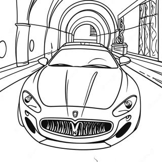 Maserati Coloring Pages