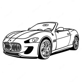 Maserati Sports Car Coloring Page 35952-28911