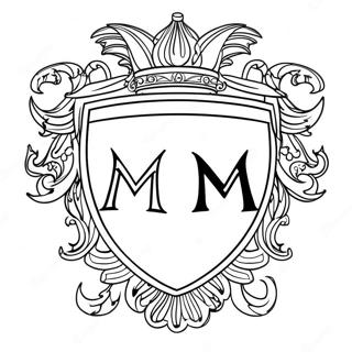 Maserati Logo Coloring Page 35953-28917