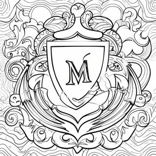 Maserati Logo Coloring Page 35953-28920