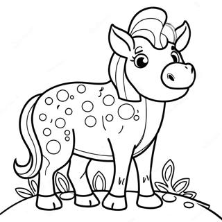 Colorful Animal Fun Coloring Page 35963-28928