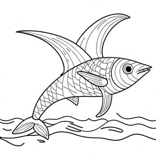 Swordfish Coloring Pages