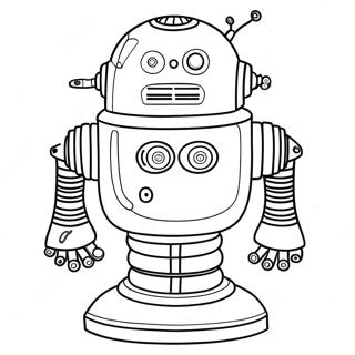 Robby The Robot Coloring Page 35993-28946