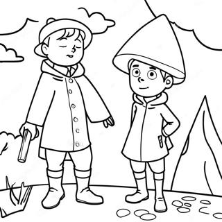 Wirt And Greg Adventurous Coloring Page 36003-28958