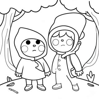 Wirt And Greg Adventurous Coloring Page 36003-28960