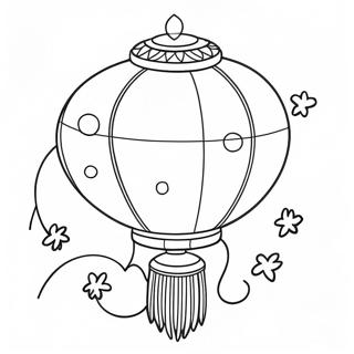 Moon Festival Lantern Coloring Page 36022-28970