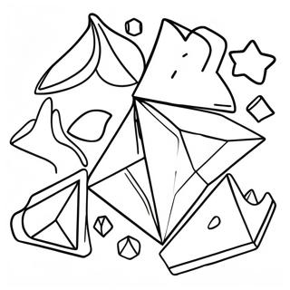 3d Shapes Coloring Page 36042-28984