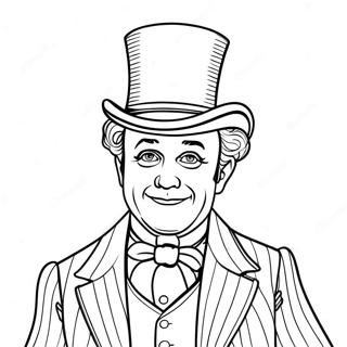 P T Barnum In Colorful Costume Coloring Page 36053-28996