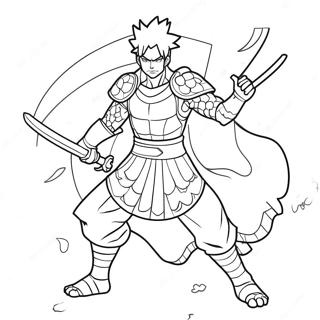 Kirishima In Hero Costume Coloring Page 36063-29005