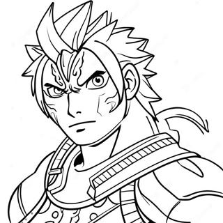 Kirishima In Hero Costume Coloring Page 36063-29008