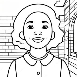 Ruby Bridges Coloring Pages