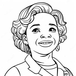 Courageous Ruby Bridges Coloring Page 36073-29014