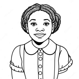 Courageous Ruby Bridges Coloring Page 36073-29016