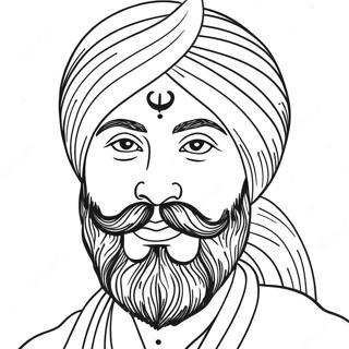 Sikh Coloring Page 36082-29018