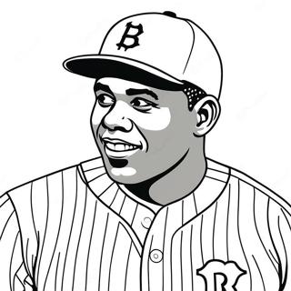 Jackie Robinson Coloring Page 36092-29026