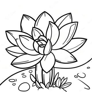 Succulent Plant Coloring Page 3611-2979