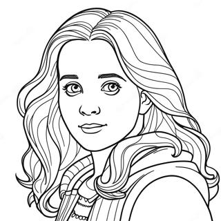 Hermione Coloring Pages