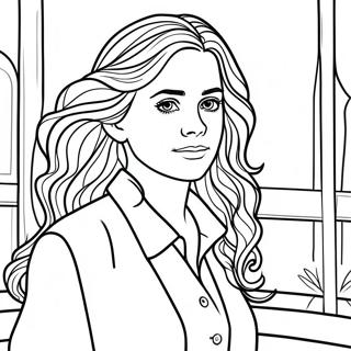 Hermione Granger Coloring Page 36122-29050