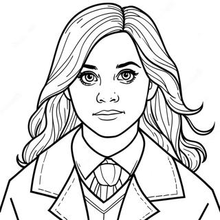 Hermione Granger Coloring Page 36122-29052