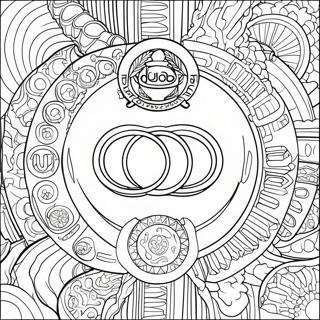 Audi Logo Coloring Page 36132-29056