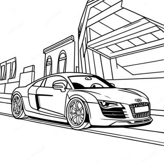 Audi Sports Car Coloring Page 36133-29068