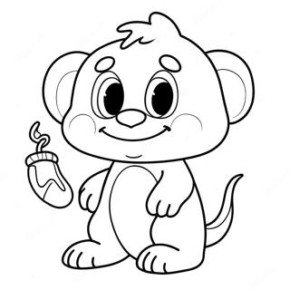 Jeffy Coloring Pages