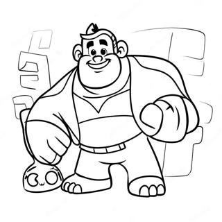 Ralph Breaks The Internet Coloring Pages