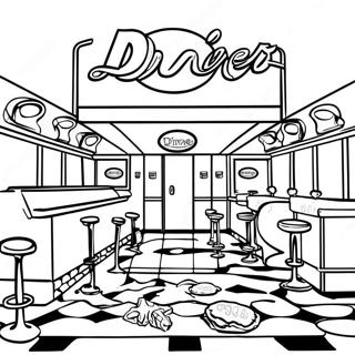 50s Coloring Pages