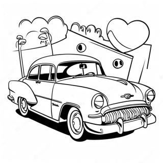 50s Classic Car Coloring Page 36223-29130