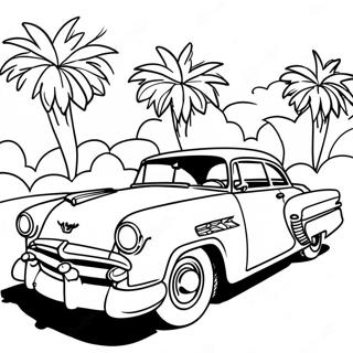 50s Classic Car Coloring Page 36223-29131