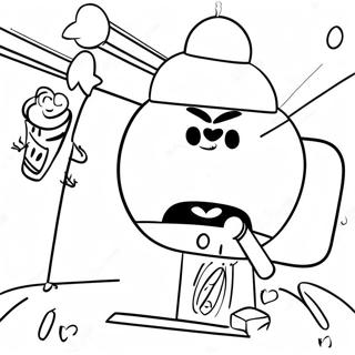 Colorful Crayola Movie Scene Coloring Page 36243-29148