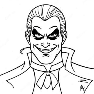 Evil Villain With Sinister Smile Coloring Page 36273-29175