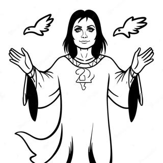 Raven Casting Spells Coloring Page 362-284